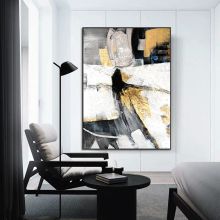 Modern Abstract Wall Posters Home Decor Handmade Texture Oil Painting On Canvas Art Hanging Pictures For Living Room Bedroom