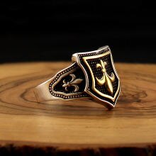 Real 925 Sterling Silver Ring For Men Without Stone Hand Made Jewelry Fashion Zircon Onyx Aqeq vintage Gift Accessory All size