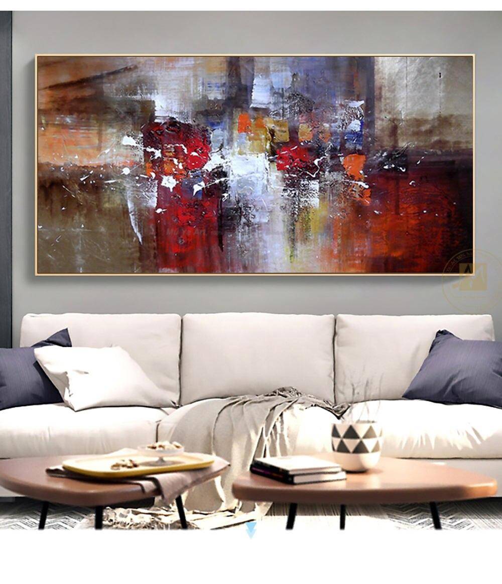Abstract Modern large canvas wall art huge handmade oil painting decorative canvas paintings for home decor office decoration