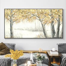Yiqing Abstract Beautiful Large Size Trees Oil Painting 100% Hand Painted Canvas Painting Modern Decorative Wall Art For Home