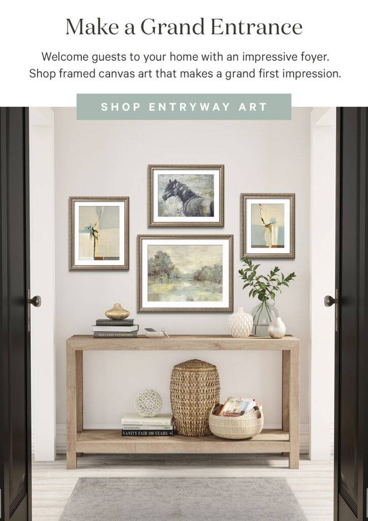 Elevate your entryway so guests feel welcome.